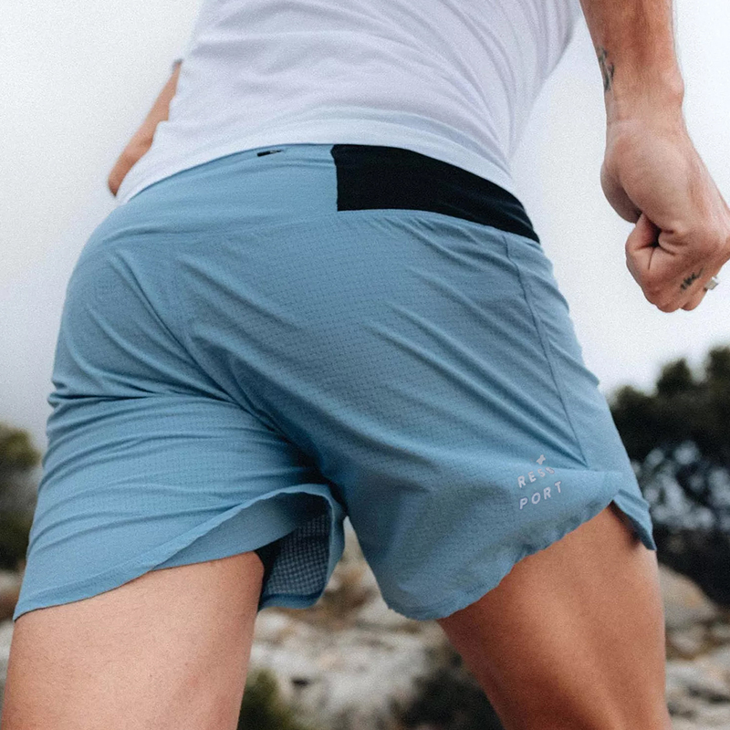 Compressport Men's Trail Running Shorts Without Lining, Lightweight Quick-Dry Competition Running Shorts with Waistband Phone Pocket