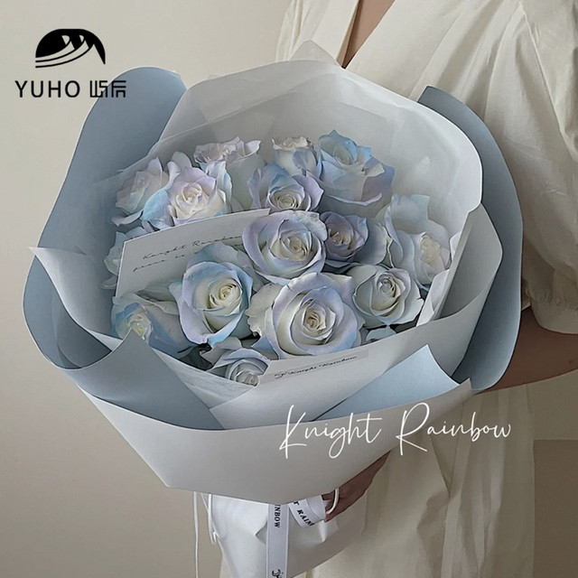 Yuhou Korean matte kraft paper series waterproof flower wrapping roll paper bouquet packaging florist floral material