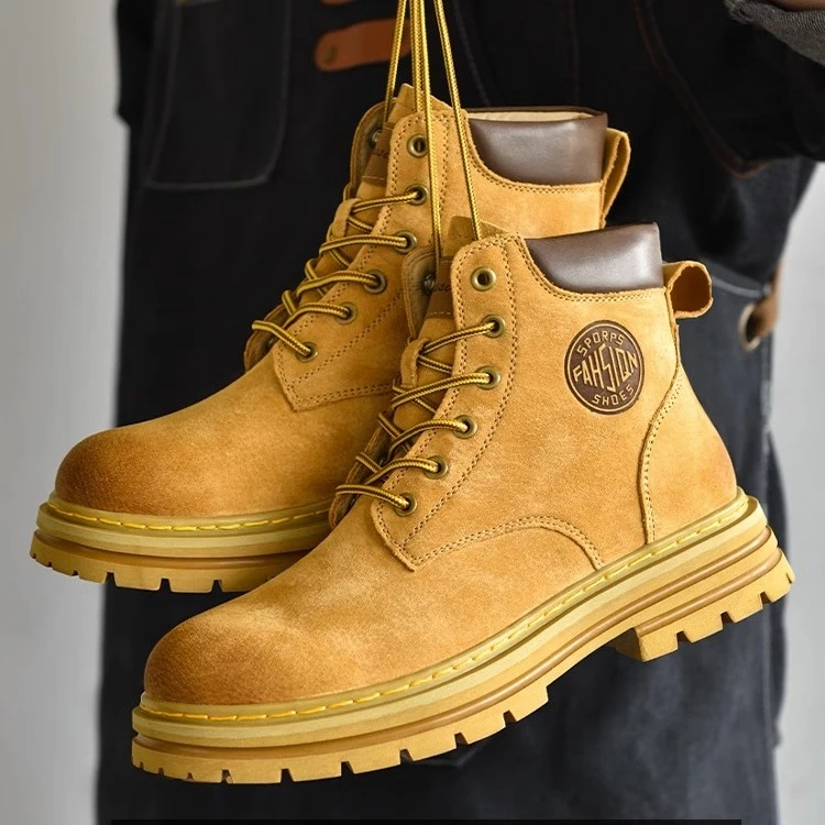 Официальный сайт мужские и женские ботинки Martin из натуральной кожи can't kick bad rhubarb boots, новинка 2026 года, уличная обувь с высоким берцем на толстой подошве