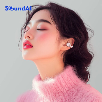 Shengzhi Ai Pearl Earphones Ear Clip Bluetooth Earphones Surround Panoramic Sound Hifi Sound Effect 30H Battery Life Intelligent Translation