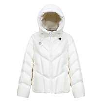 (Qi Wei Tongan) Yatler Polar Drill Series Goose down Down jacket Womens 23 new fashion minimalist cut bread suit