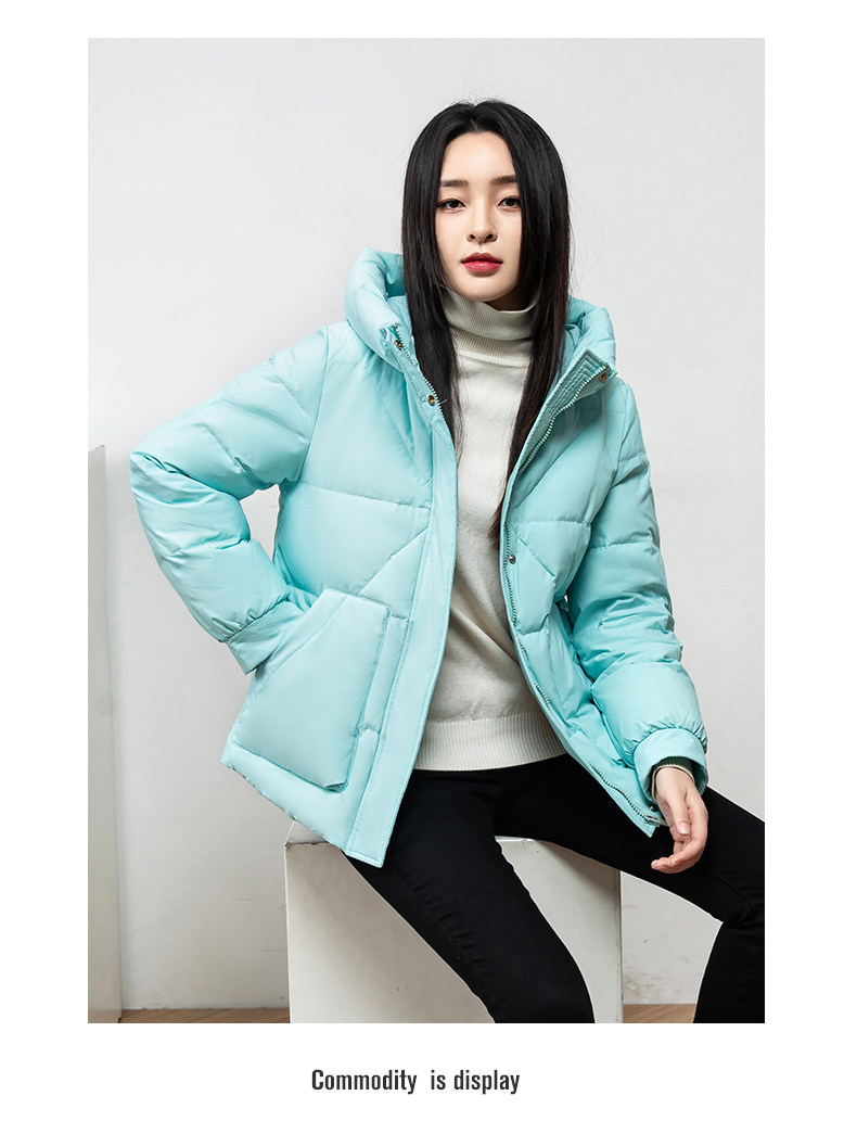 雅鹿 女士 短款廓形加厚羽绒服 图16