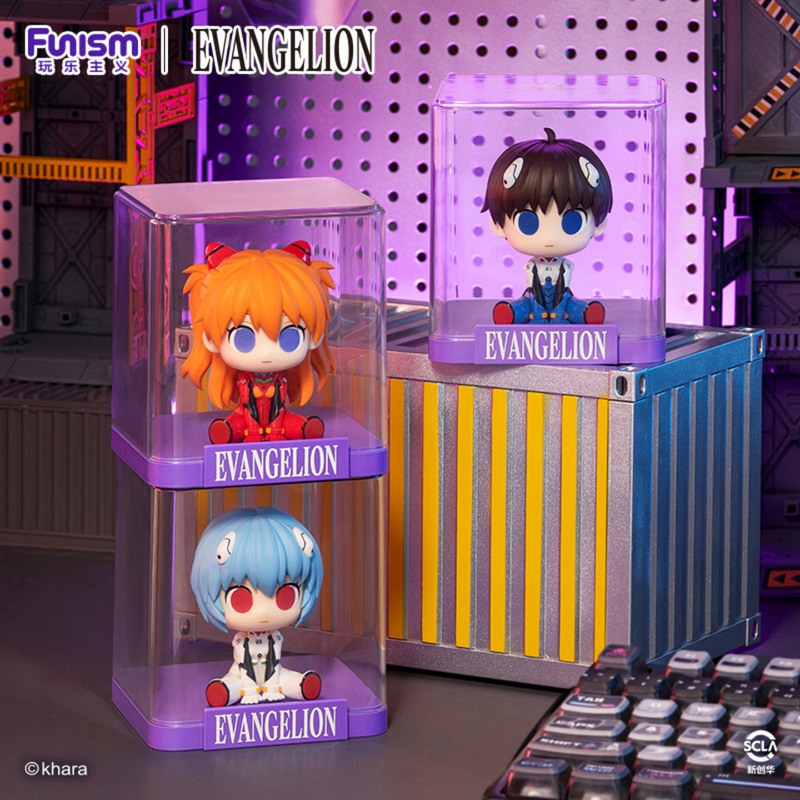 Authentic Playful Eva Cute Twist Series Blind Box Neon Genesis Evangelion Adorable Collection Figure Gift