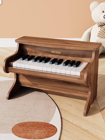 German Riczac Wooden Small Piano Kidsren's Digital Keyboard Beginner Girl Baby Infant Toddler Male Toy Gift