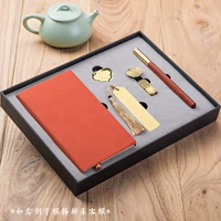 5-часовой набор Gengdu [Ketan Pen + Notebbook + закладка + Book Buckle + Ruyi U-Disk] Подарочная коробка бесплатно пользовательская гравировка