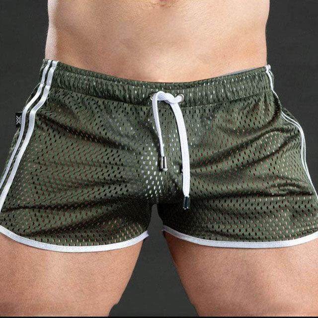 Men's mesh breathable No inner lining Breathable Loose Motion Fitness Speed Dry Fashion Trend Home Breathable Shorts