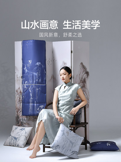 海澜之家抱枕被子两用办公室午睡毯子加厚枕头被二合一汽车载靠垫