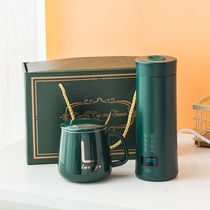 Portable electric hot cup on-board boiling water insulation integrated student dormitory travel heating kettle for business water glass