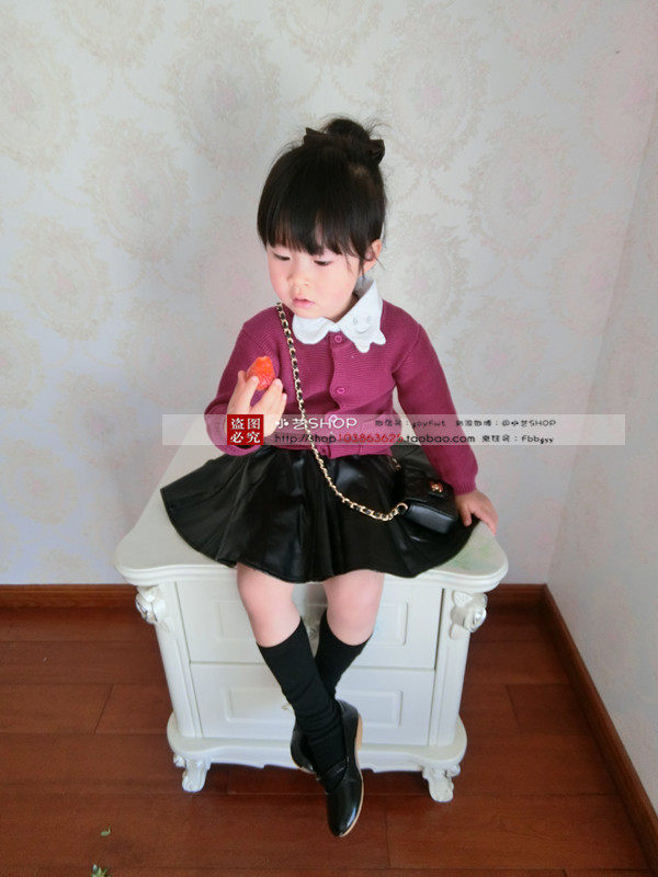 Jupe enfant en cuir - Ref 2051603 Image 7