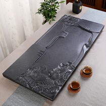Urkin Stone Tea Tray Home Living Room Stone Tea NTU Small Number Brief creative Gongfu Tea with Heitpan Daodao Zen Serve