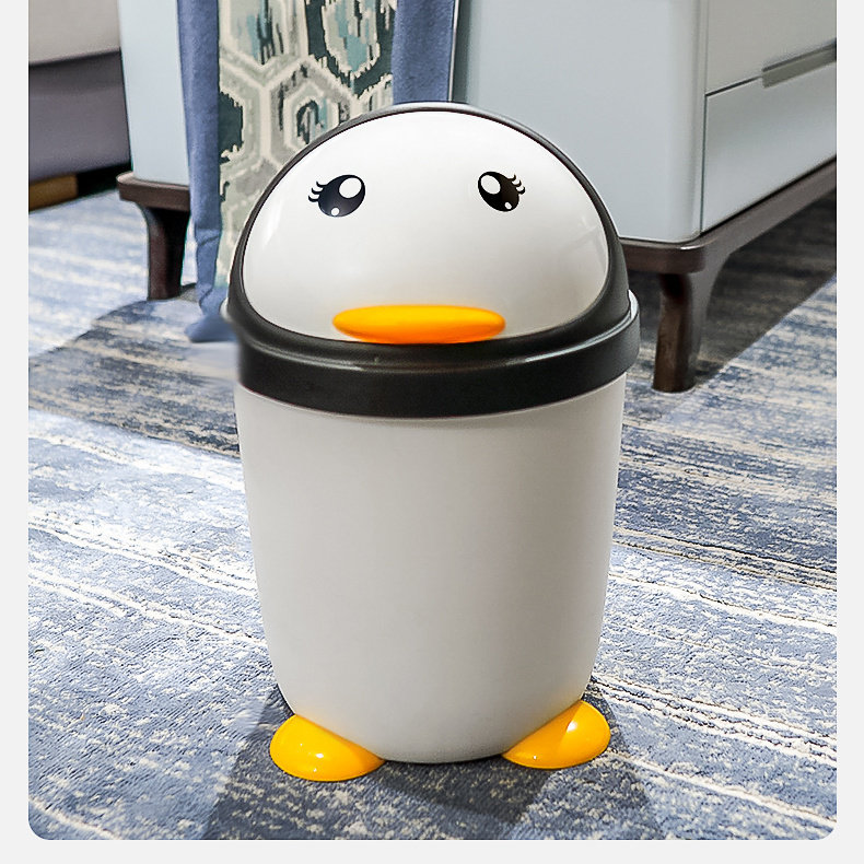 Home Trash Can with cover Toilet Makeup Room Covered Commercial Living Room Wastepaper Bedrooms Small Office Cylinder Large Capacity