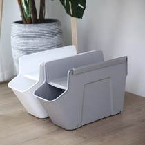 Double layer package containing box office briefcase shelve briefcase with wheel debris storage box Diviner table lower cabinet