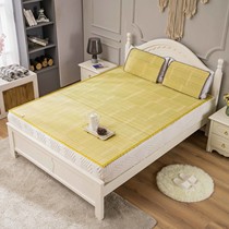 Cool Mat Bamboo Mat Summer Grass Mat home Double-sided Naked Sleeping Ice Silk Mat for Reversible Bamboo Summer Dormitory Bed Mat