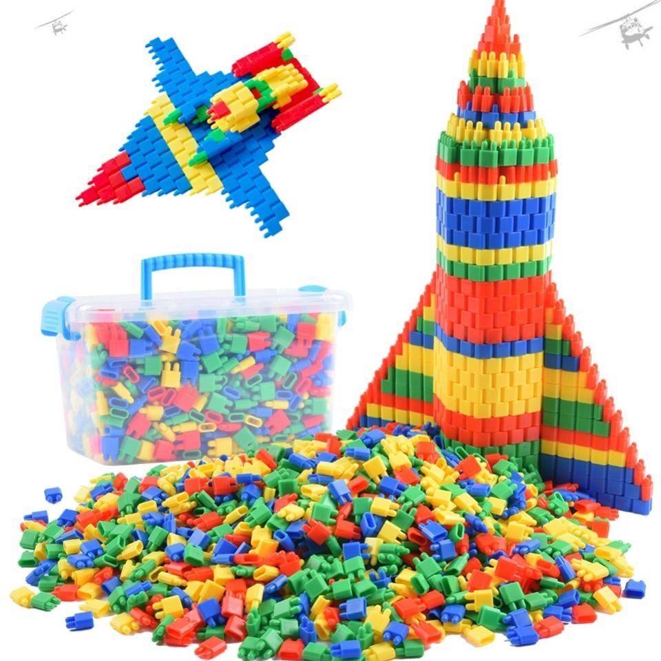 Children Toys Development Intellect Learning Building Blocks Toy Boy Girl Assembled male and female Puzzle Rocket Sub Warhead