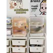 Baby bottle storage box drain rack dust-proof with lid large capacity for drying and storing baby clothes baby tableware storage box