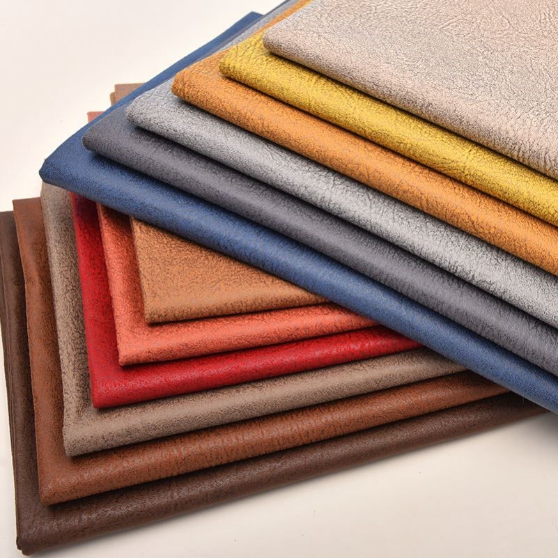 Tech cloth Cloth Sofa Fabric Velvety Bottom Thickened Imitation Leather Fabric Hugging Pillow Hard Bag Cushion Dining Chair Crackling fabric