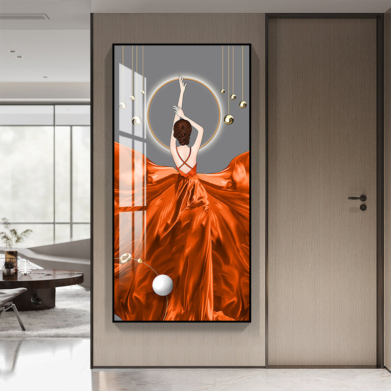 The Aisle Aisle Aisle Aisle Opening see Decorative Drawing Living Room Hanging Painting Light Extravagant Modern Simplicity into the door corridor Aisle Aisle Fresco-Taobao
