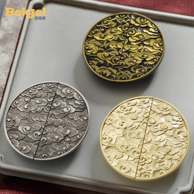 New Chinese cabinet door handle imitation ancient bronze drawer cabinet semicircle for the whole cabinet wardrobe door Chinese style