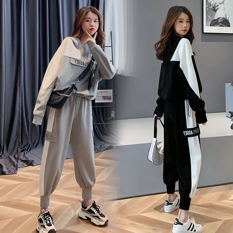 Small maternity dress autumn suit 2021 new fashion style long-sleeved top casual sweater going out winter style