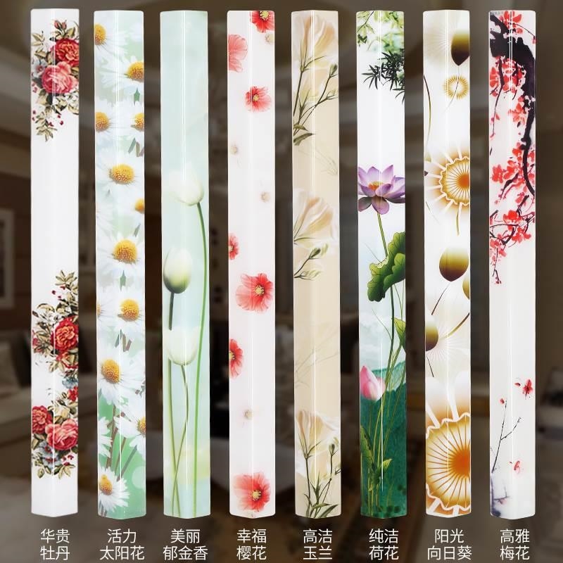 Corner protection strip corner protection corner acrylic wall corner protection without punching transparent anti-collision strip sun corner line decoration