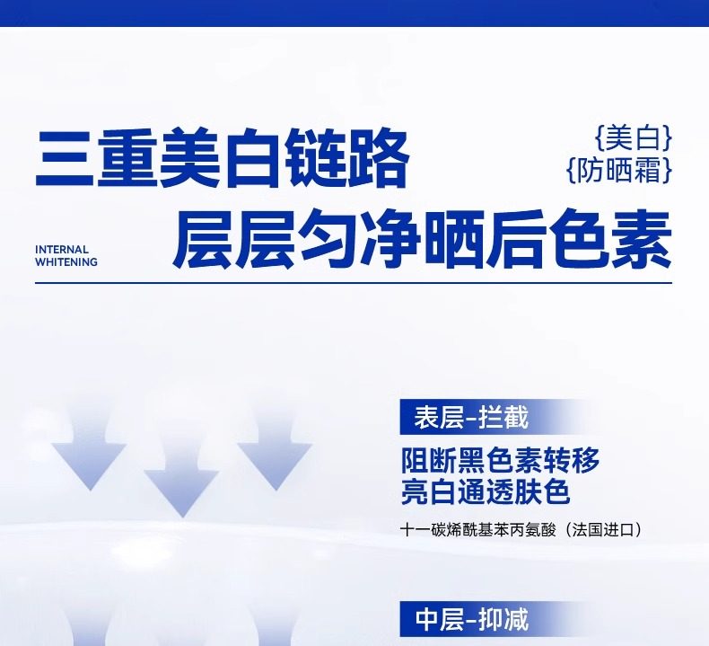 【中国直邮】 VHE 防晒霜 清爽脸部防紫外线隔离学生党 50g/瓶