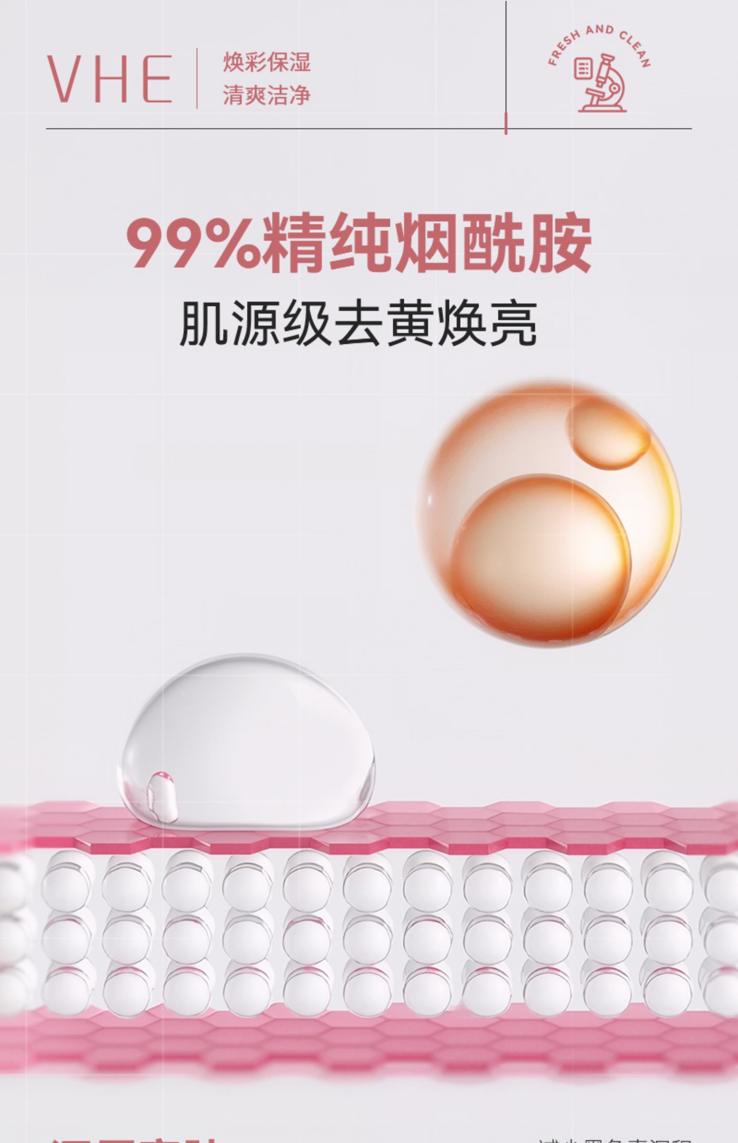 【中國直郵】 VHE 祛痘美白沐浴露 全身煥發保濕水潤持久留香乳液洗護男女 400g/瓶