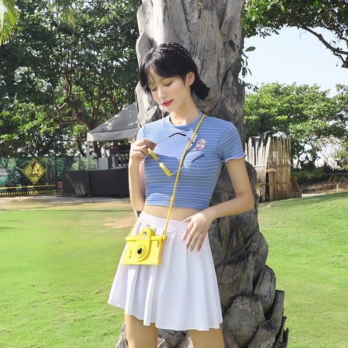 Летний раздельный купальник для школьников, коллекция 2023, по фигуре