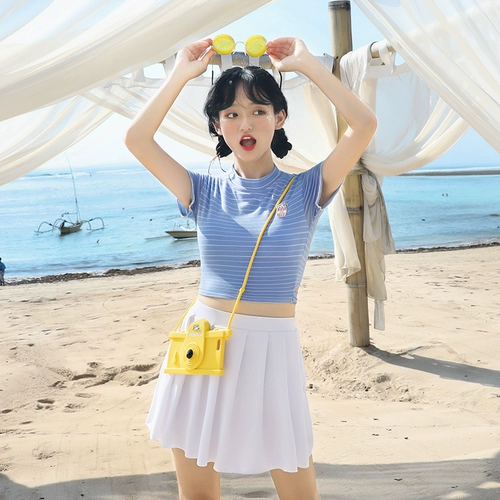 Летний раздельный купальник для школьников, коллекция 2023, по фигуре