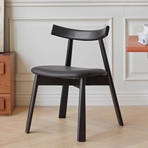 Paddle chair Nordic medieval style solid wood chair designer leisure chair home restaurant cafe dining chair backrest chair