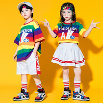 61 cheerleading kindergarten group performance performance suit Shaolin street dance Primary school student Games class clothes