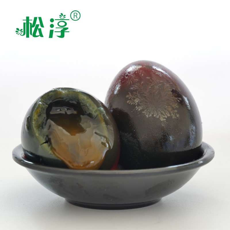 Songchun Songchun, Hubei Suizhou Songchun Songhua Preserved Egg, lead-free process, loose-hearted eggs, average 65 grams, 10 pieces