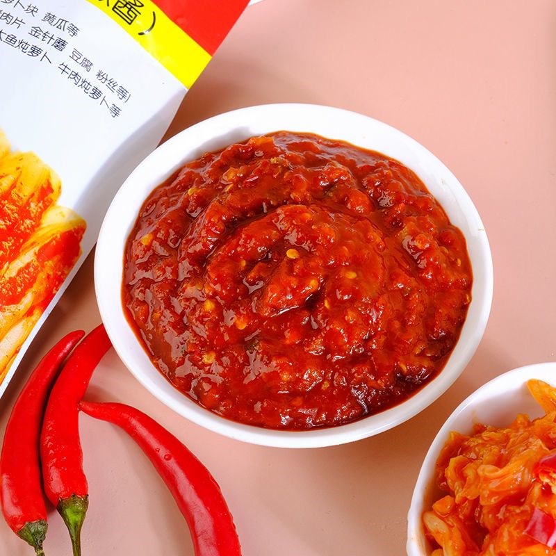 Jinxi Shishun One grain An preferred spicy cabbage seasoning sauce Korean style flavor spicy cabbage sauce pickled pickle sauce 400g-Taobao
