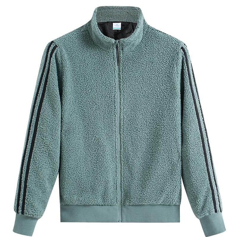 Cardiovert jacket suede teddy catch suede jacket autumn winter Outdoor Female Thickened Male Casual Thick Cotton Warm Sports Cardiovert