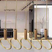 Clothes chain hanging gold hanging ring clothing store window ceiling hook wall fixed clothes hanger wire rope ring