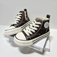 Темно -коричневая боковая молния