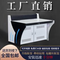Monitoring console double triple thickened custom command center console dispatch table computer room console