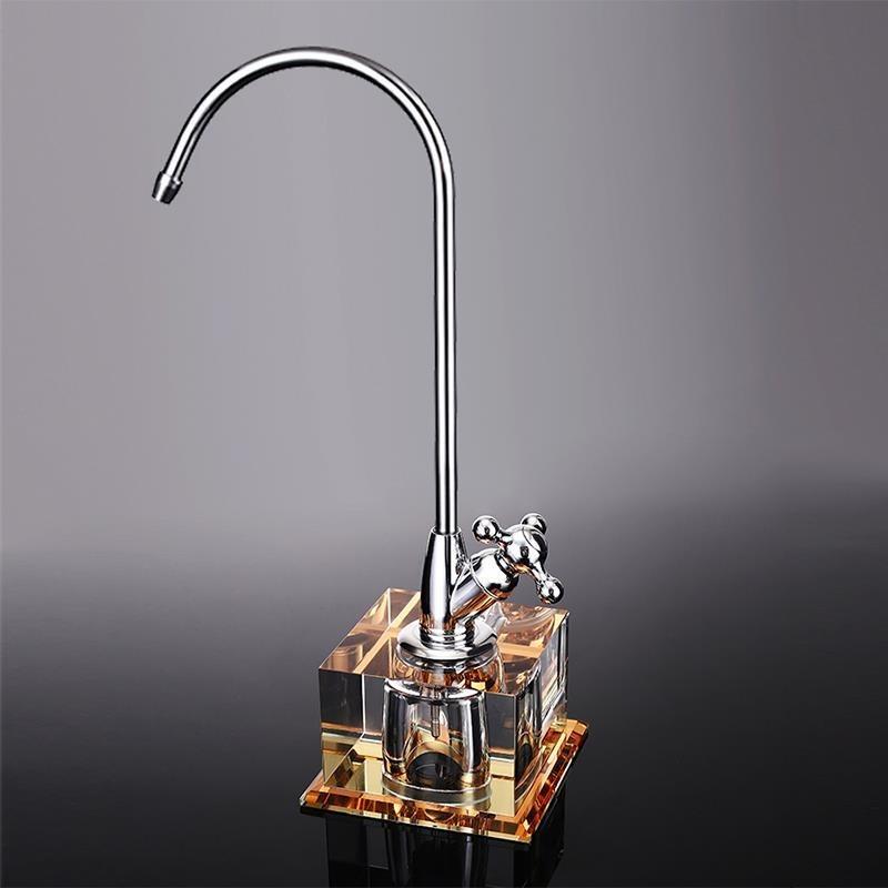 Crystal Base 2-Point Water Purifier Coffee Table Faucet Desktop Movable Faucet Living Room Tea Drinking Water