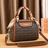 Contrast Color High-End Bag for Women 2025 New Trendy Boston Pillow Bag Retro Handbag Single Shoulder Crossbody Women's Bag
