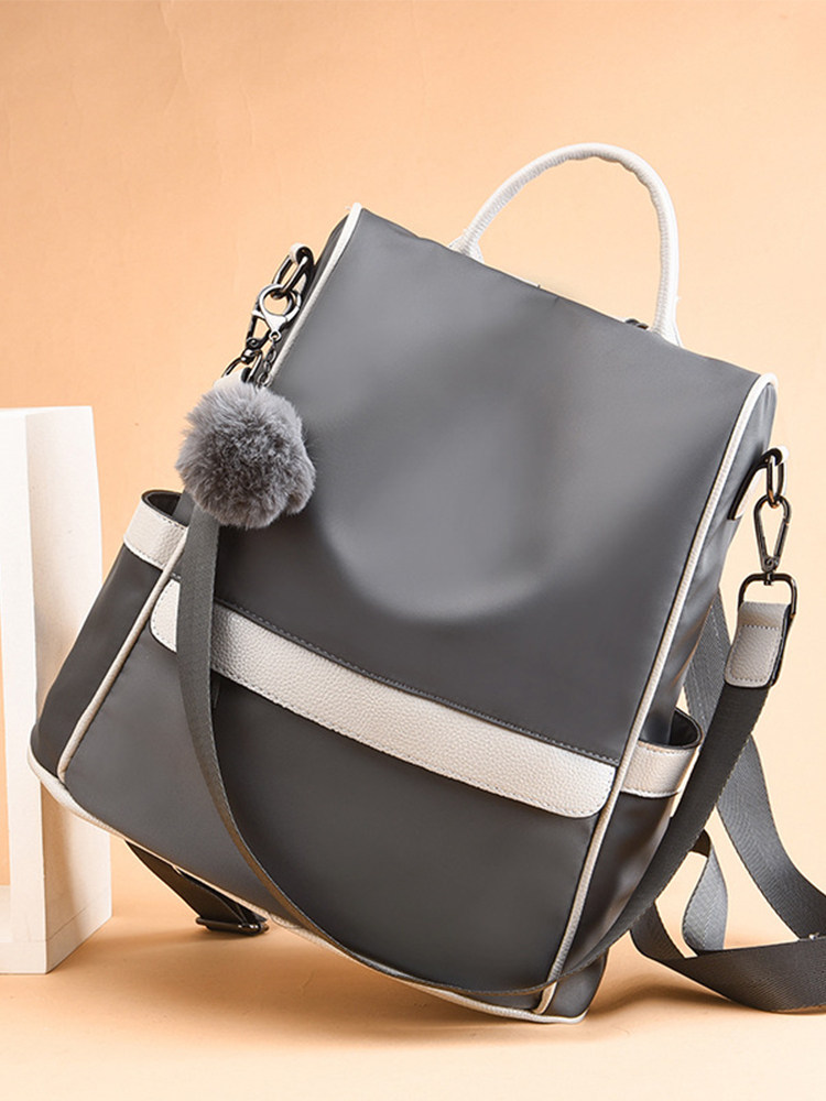 Oxford Cloth Canvas Bag for Women 2025 New Large-Capacity Versatile School Bag Backpack Women's Travel Lightweight Backpack