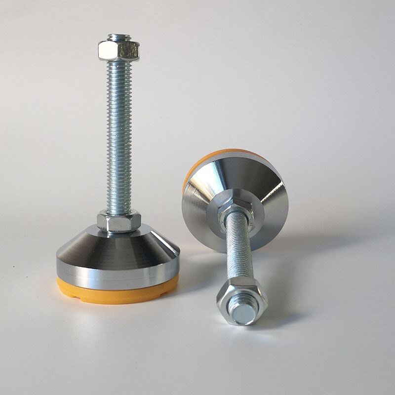 D50 Orange Heavy Duty Carbon Steel Foot Cup Work Bench Adjustable Foot Support Foot M8m10m12