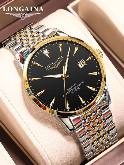 Swiss Genuine Surfer Men's Watch, Fully Automatic Mechanical Watch, Luminous, Waterproof, Top Ten Famous Brand Business Watches