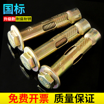 National Label galvanized outer hexagonal inner expansion screw M6M8M10 floor expansion Lamburst internal expansion tube