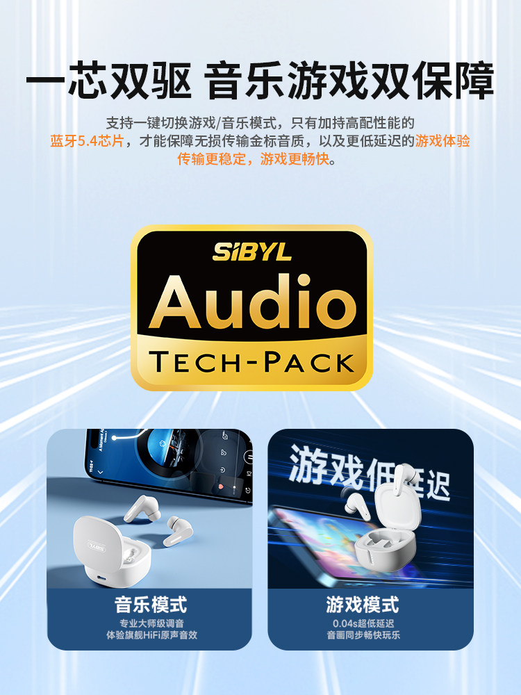 [Upgraded New Model] 2026 New Bluetooth Headphones In-Ear Wireless Sports Running Noise-Canceling Ultra-Long Battery Life