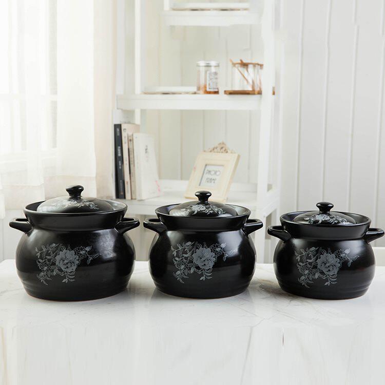 Casserole High Temperature Resistant Jingdezhen Ceramic Small Casserole Household Soup Pot Gas Gas Stove Special Stew Pot