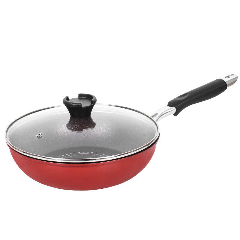 Medical Stone Broth Pan Without Pan Saucepan Deepen Double Ear Deep Pan Household Gas Induction Cookware Universal Braised Cooking Pan