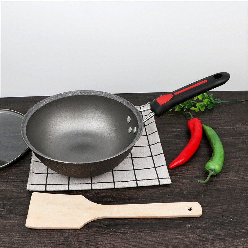 Mini small frying pan cast iron small number iron Frying Pan Single use frying pan Single handle raw iron pan saucepan