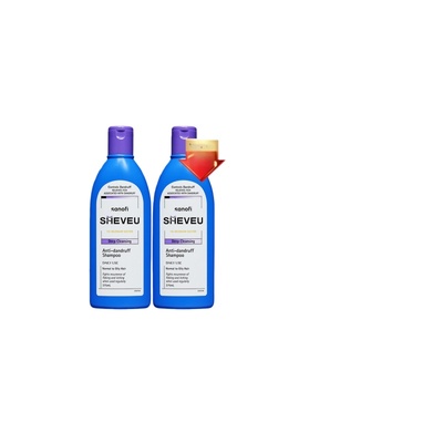 【官方直售】去屑控油二硫化硒澳洲SHEVEU赛逸洗发水紫瓶375ml*2