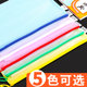 加厚A4文件袋拉链式透明防水文件夹资料袋小学生用塑料拉链袋文具袋试卷收纳袋大容量文具网格考试专用袋子