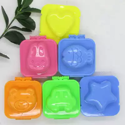 Sandwich mold 6 creative cute egg rice ball mold sushi mold Molder sandwich combination