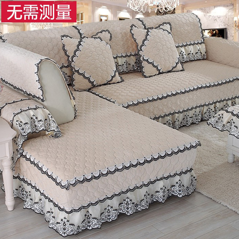 The sofa cover all - pack universal set of modern minimal sofa mat in winter new thickness 2022 anti - slip plush cushion